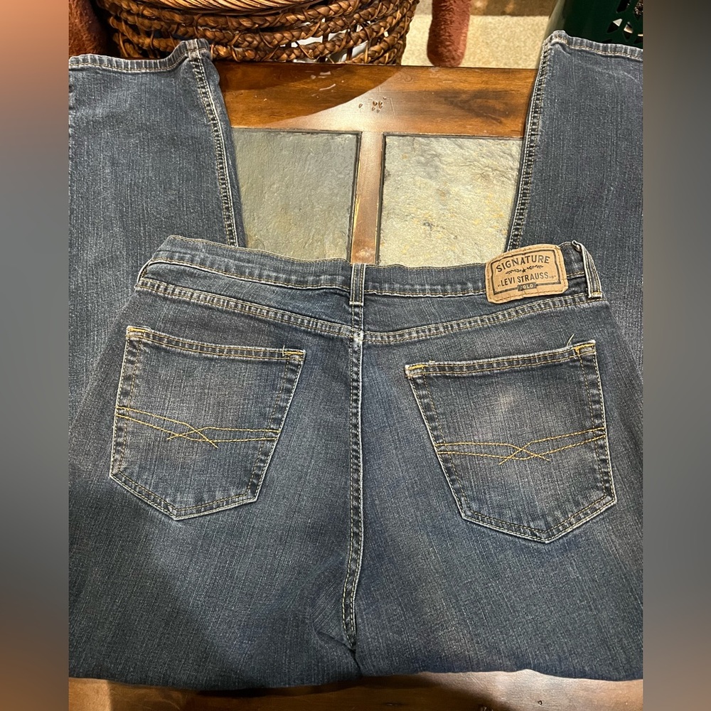 Mens Levi Signature Athletic Jeans